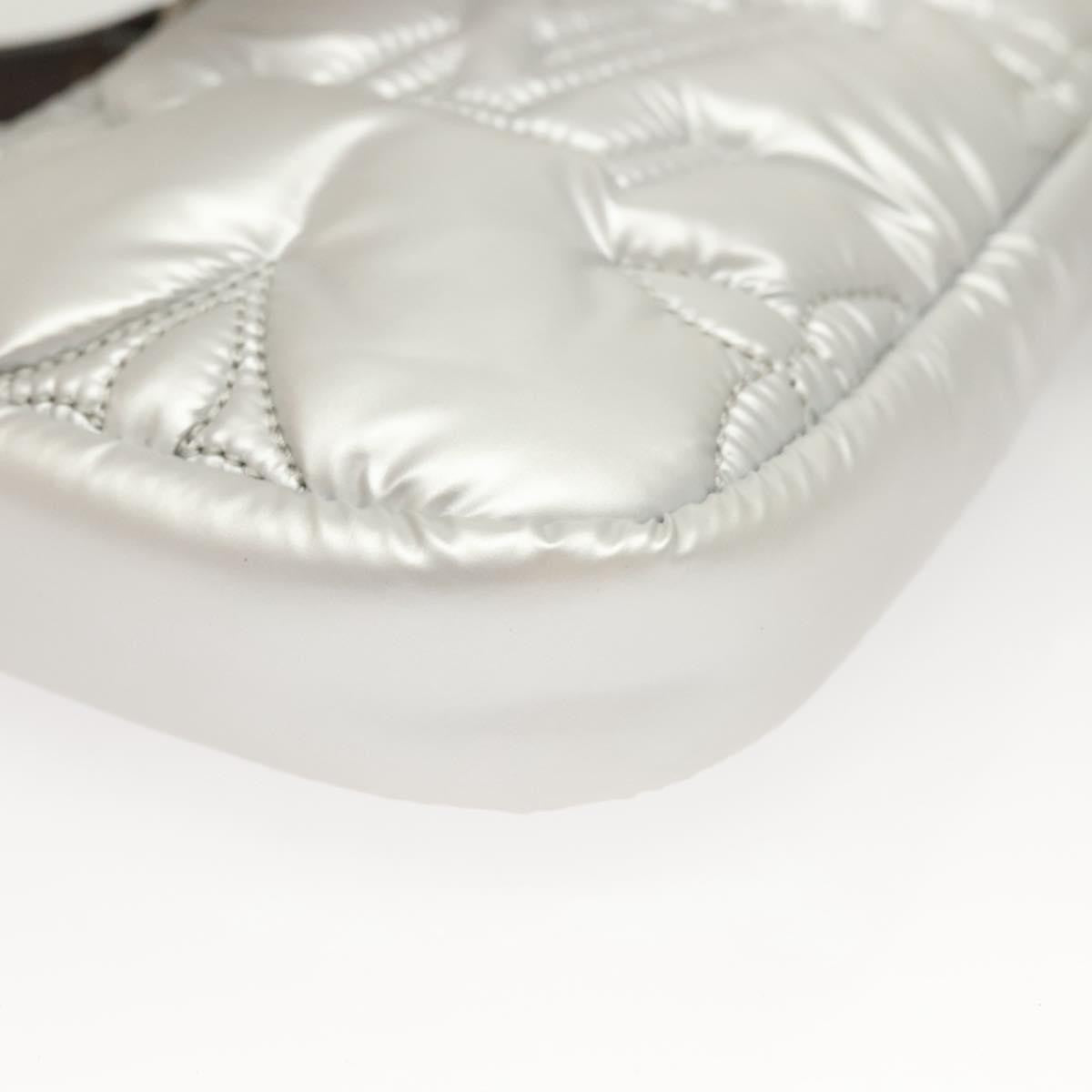 Louis Vuitton Pillow Phone Pouch Monogram Quilted Econyl Nylon, SILVER, CANVAS, Travel bag