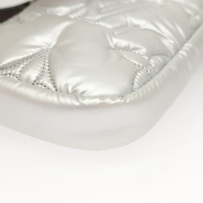 Louis Vuitton Pillow Phone Pouch Monogram Quilted Econyl Nylon, SILVER, CANVAS, Travel bag