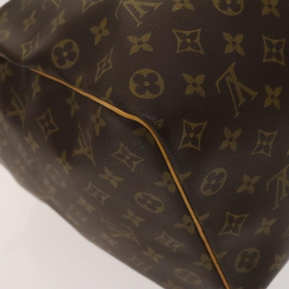 Louis Vuitton Keepall Bag Monogram Canvas, BROWN, CANVAS, Travel bag