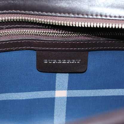 Burberry Vintage Handbag Leather, BEIGE, WOOD, Handbag