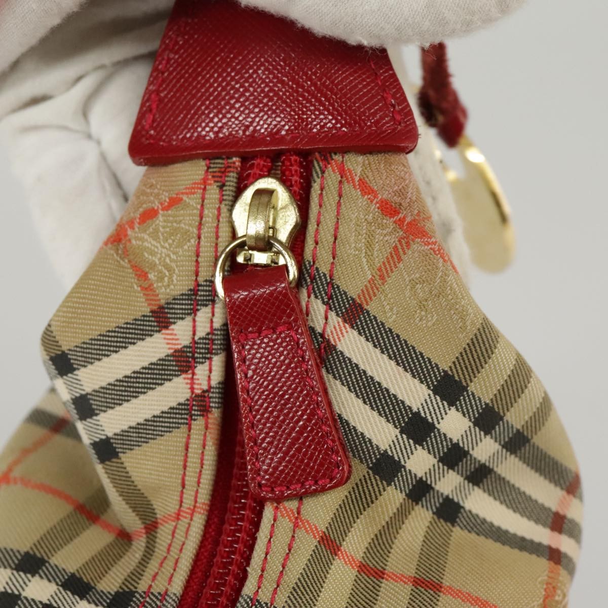 Burberry Nova Check Handbag Nova Check Canvas, BEIGE, CANVAS, Handbag