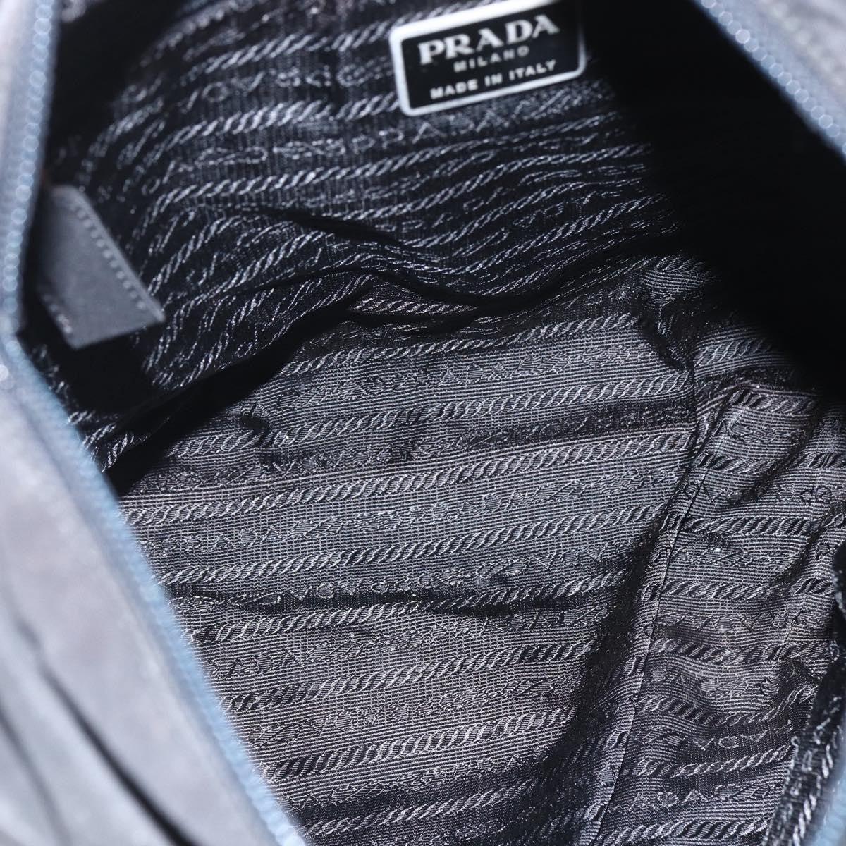 Prada Vintage Zip Tote Tessuto, BLACK, NYLON, Tote bag