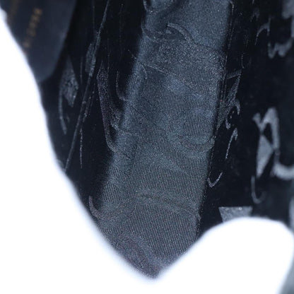 Salvatore Ferragamo Gancini Convertible Top Handle Bag Leather, BLACK, LEATHER, Handbag