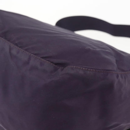 Prada Double Buckle Flap Messenger Bag Tessuto, PURPLE, NYLON, Shoulder bag