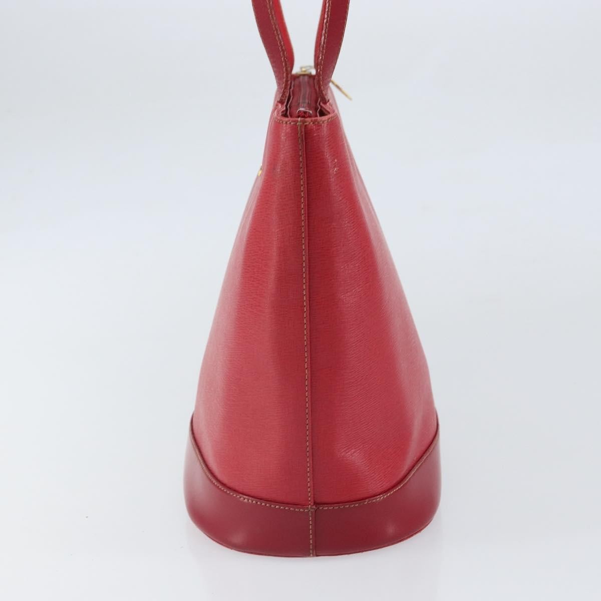 Burberry Vintage tote bag Leather, RED, LEATHER, Tote bag
