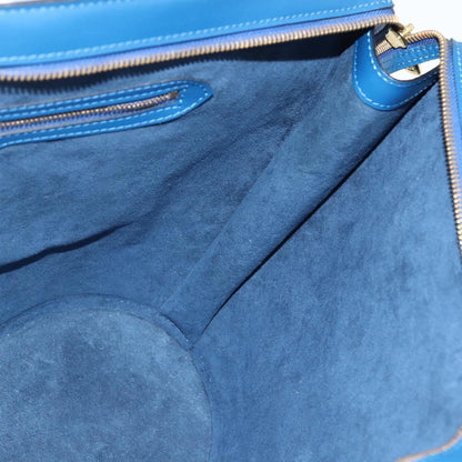 Louis Vuitton Saint Jacques Handbag Epi Leather, BLUE, LEATHER, Shoulder bag