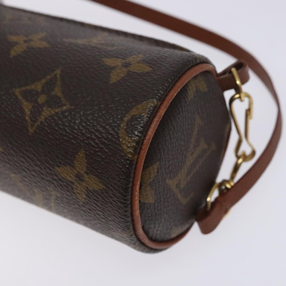 Louis Vuitton Papillon Pochette Monogram Canvas, BROWN, CANVAS, Handbag