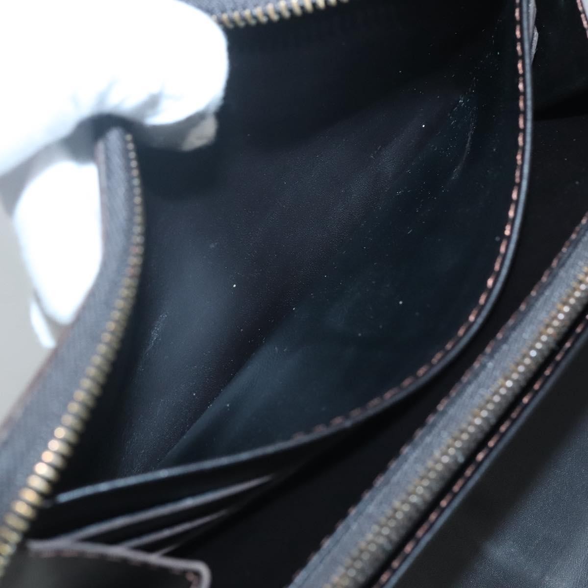 Louis Vuitton Utah Zippy Organizer Leather, BROWN, LEATHER, Wallets