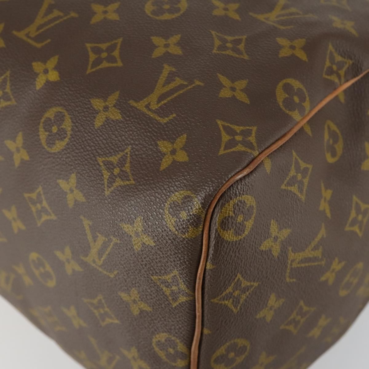 Louis Vuitton Speedy Handbag Monogram Canvas, BROWN, CANVAS, Handbag