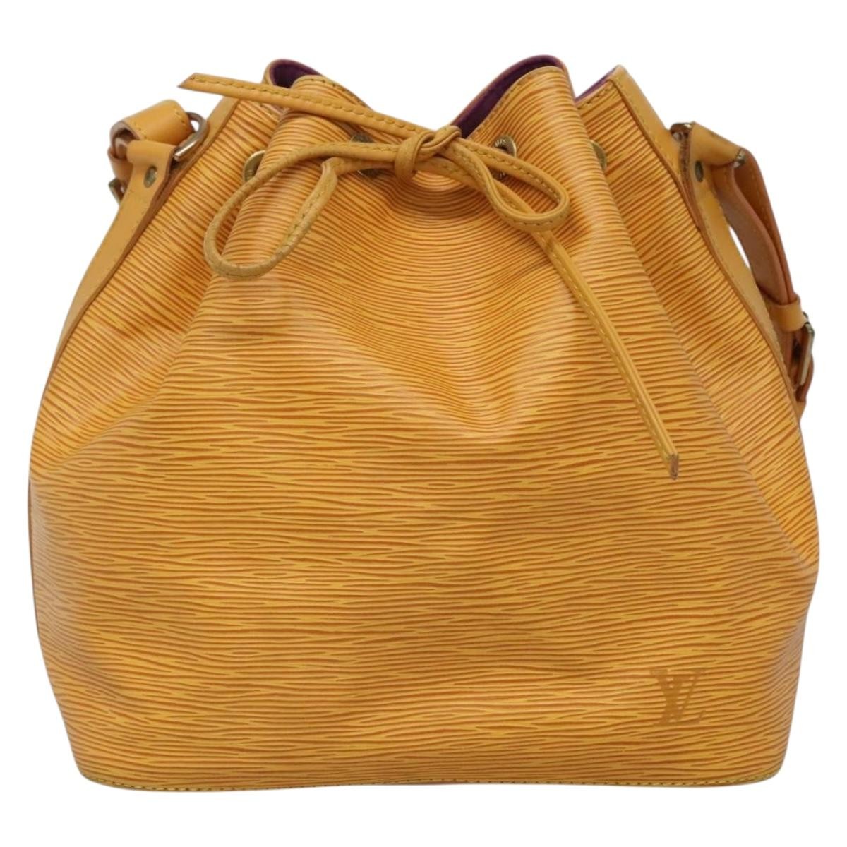 Louis Vuitton Noe Handbag Epi Leather, YELLOW, LEATHER, Handbag