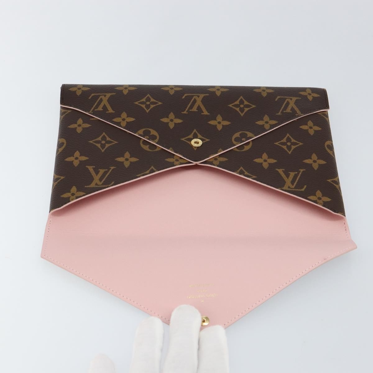 Louis Vuitton Kirigami Pochette Monogram Canvas, BROWN, CANVAS, Clutche & pouche