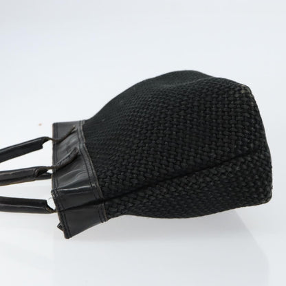 Bottega Veneta Vintage handbag Canvas, BLACK, CANVAS, Handbag