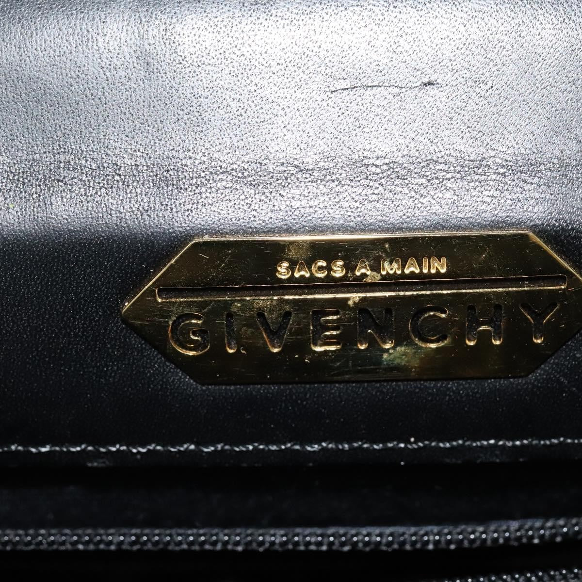 Givenchy Vintage 4G handbag Leather, BLACK, LEATHER, Handbag