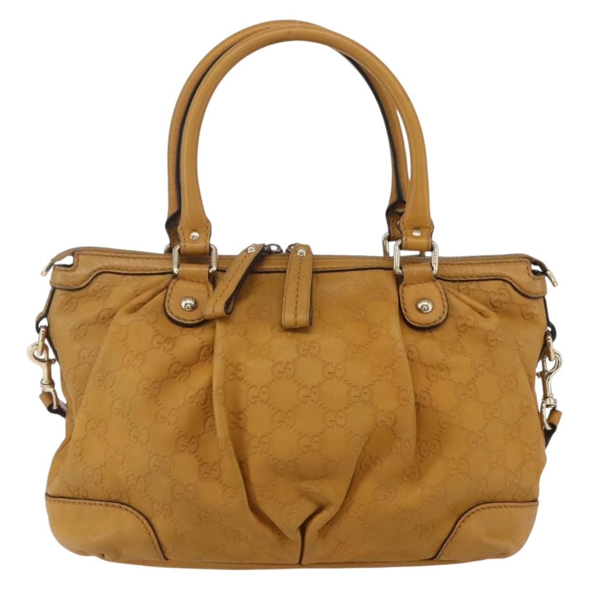 Gucci Sukey Top Handle Satchel Guccissima Leather, BROWN, LEATHER, Handbag