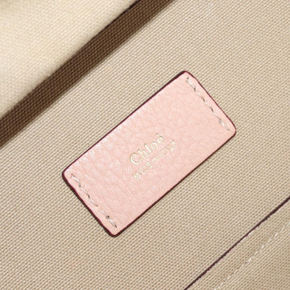 Chloe Everston Satchel Leather, BEIGE, LEATHER, Handbag