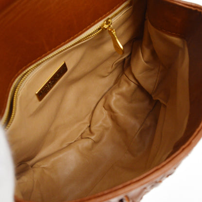 Bottega Veneta Intrecciato Handbag Leather, BROWN, LEATHER, Handbag
