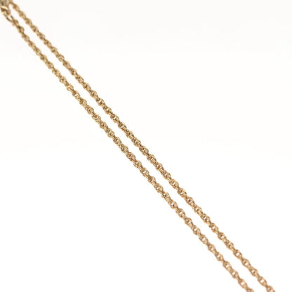 Christian Dior CD Round Pendant Necklace Metal and Crystals, GOLD, METAL, Necklace