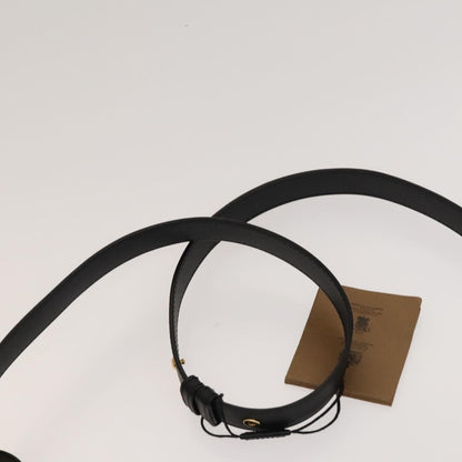 Burberry Vintage Shoulder Bag Leather, BLACK, LEATHER, Shoulder bag