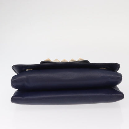 Valentino Garavani Va Va Voom Flap Shoulder Bag Leather, NAVY, LEATHER, Shoulder bag