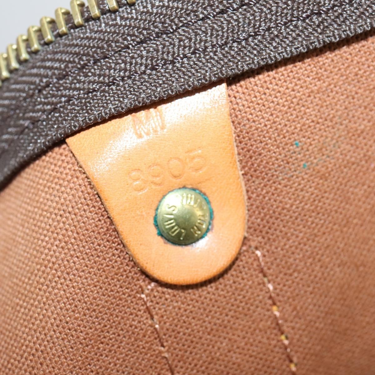 Louis Vuitton Keepall Bag Monogram Canvas, BROWN, CANVAS, Travel bag