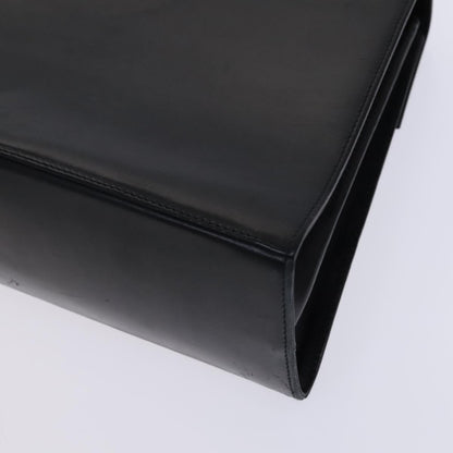 Salvatore Ferragamo Gancini Convertible Top Handle Bag Leather, BLACK, LEATHER, Handbag