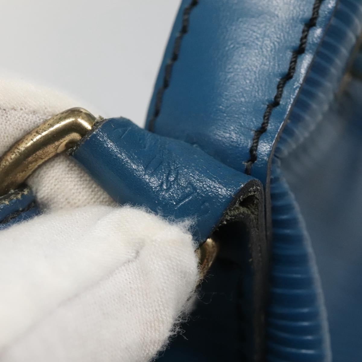 Louis Vuitton Bicolor Petit Noe Handbag Epi Leather, BLUE, LEATHER, Handbag