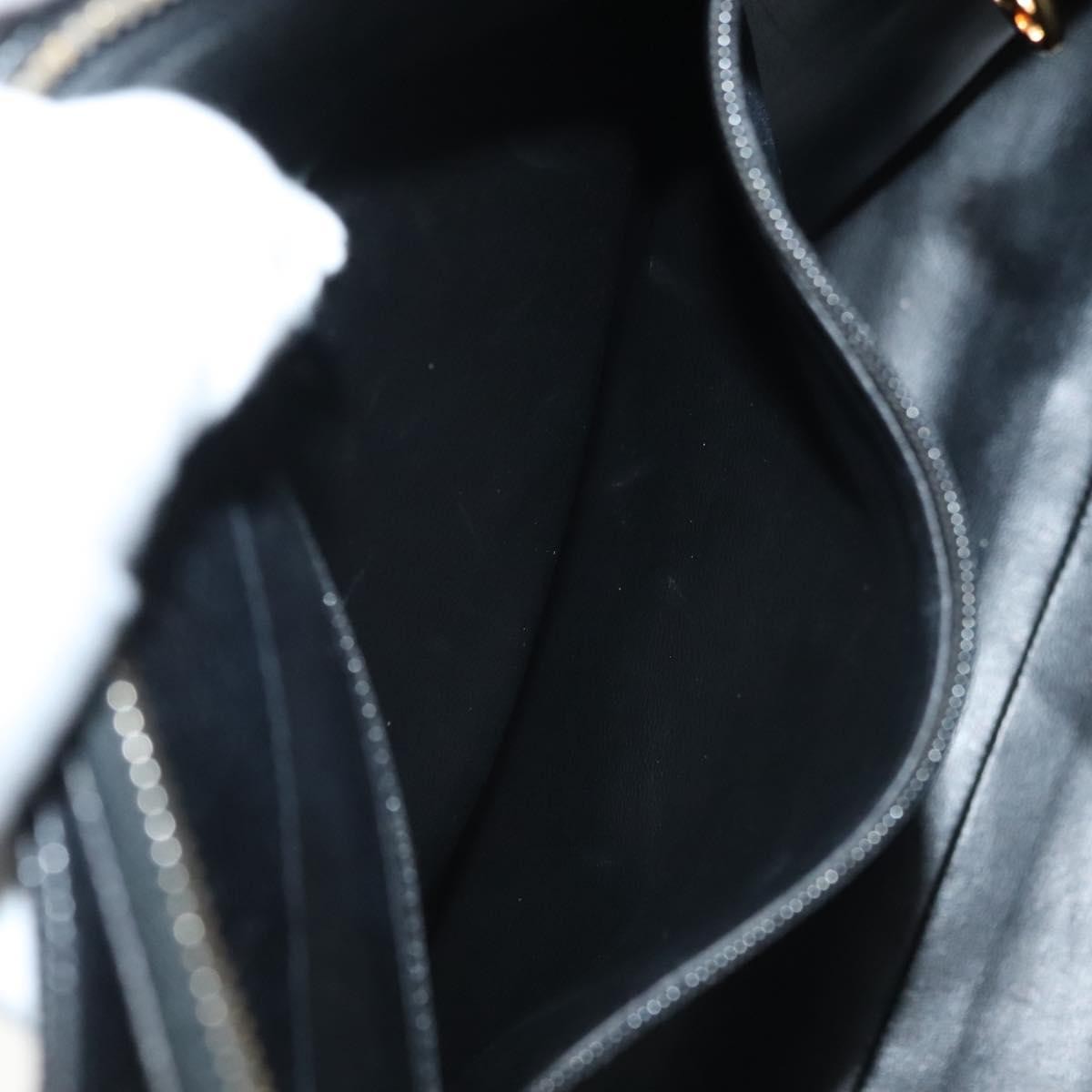 Chanel Vintage CC Logo Chain Tote Caviar, BLACK, LEATHER, Tote bag