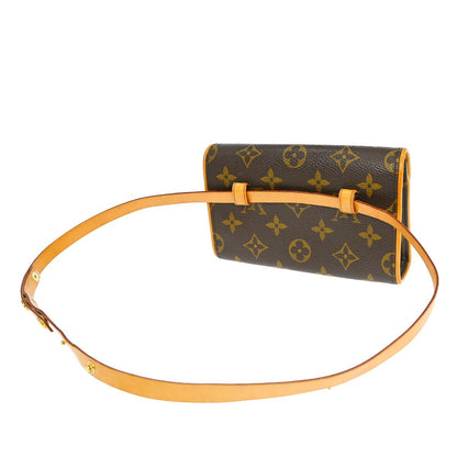 Louis Vuitton Florentine Waist Bag Monogram Canvas, BROWN, CANVAS, Shoulder bag