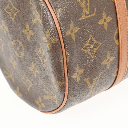 Louis Vuitton Papillon Handbag Monogram Canvas, Brown, Canvas, Handbag