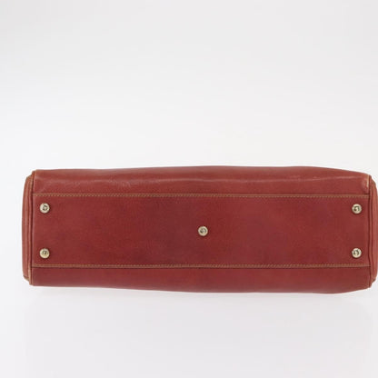 cartier Marcello Handbag Leather, BROWN, LEATHER, Handbag