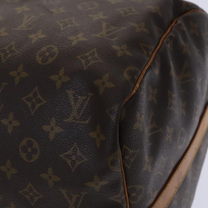 Louis Vuitton Keepall Bag Monogram Canvas, BROWN, CANVAS, Travel bag