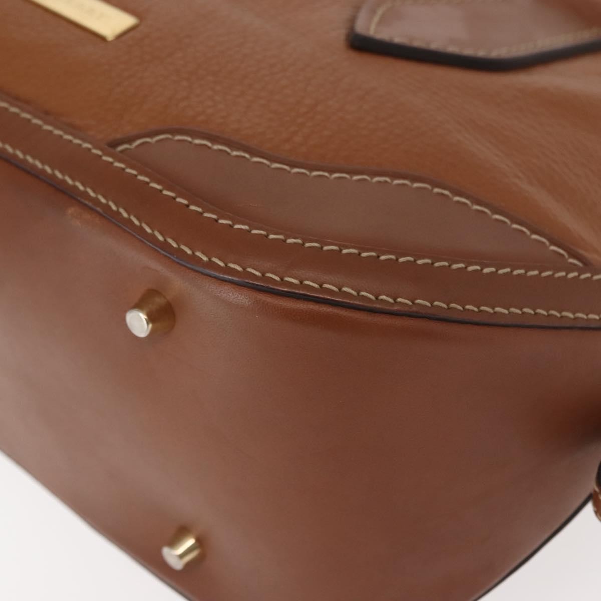 Burberry Orchard Bag Smooth Leather, BROWN, LEATHER, Handbag