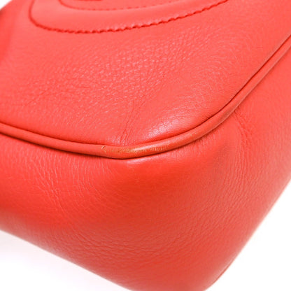 Gucci Soho Disco Crossbody Bag Leather, Pink, Leather, Shoulder Bag