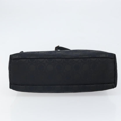 Salvatore Ferragamo Gancini Tote Nylon, BLACK, NYLON, Tote bag