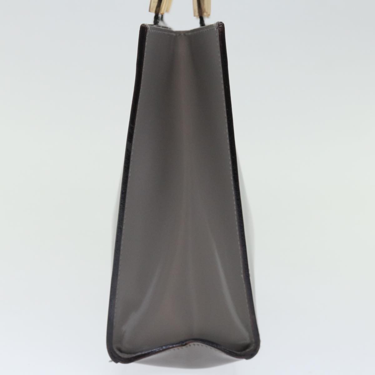 Salvatore Ferragamo Shopper Tote Patent Leather, GRAY, PATENT_LEATHER, Tote bag
