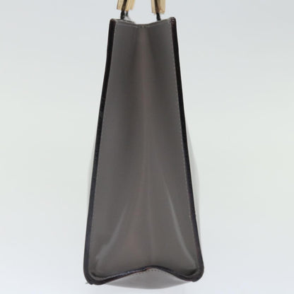 Salvatore Ferragamo Shopper Tote Patent Leather, GRAY, PATENT_LEATHER, Tote bag