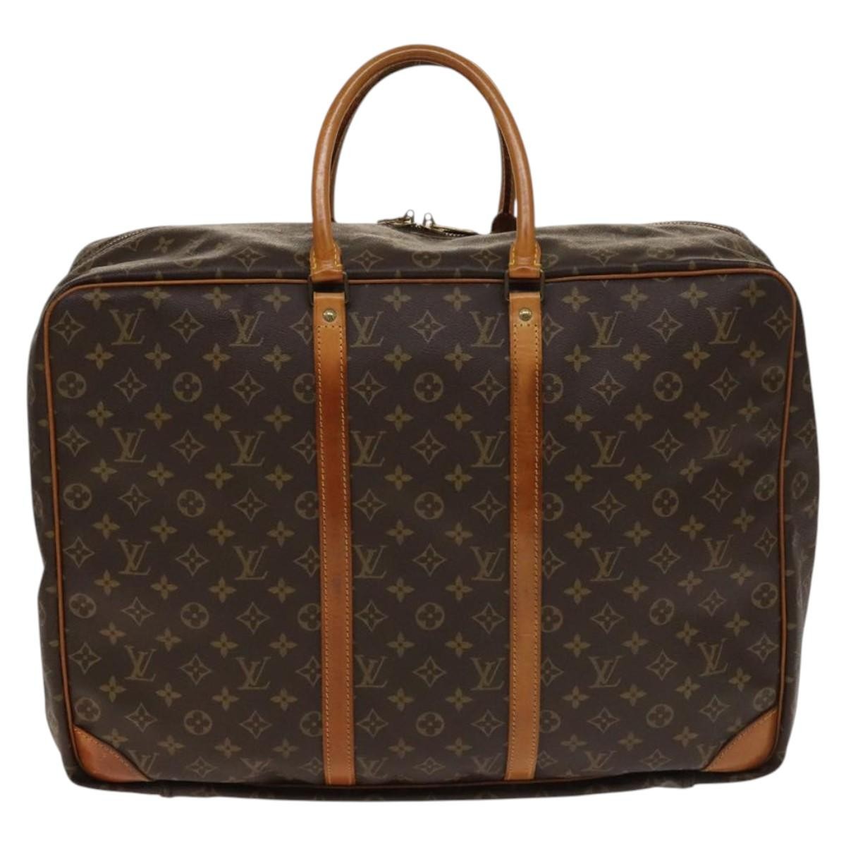Louis Vuitton Sirius Handbag Monogram Canvas, BROWN, CANVAS, Handbag