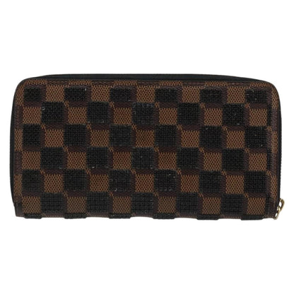 Louis Vuitton Zippy Wallet NM Damier Piet, BLACK, CANVAS, Wallets