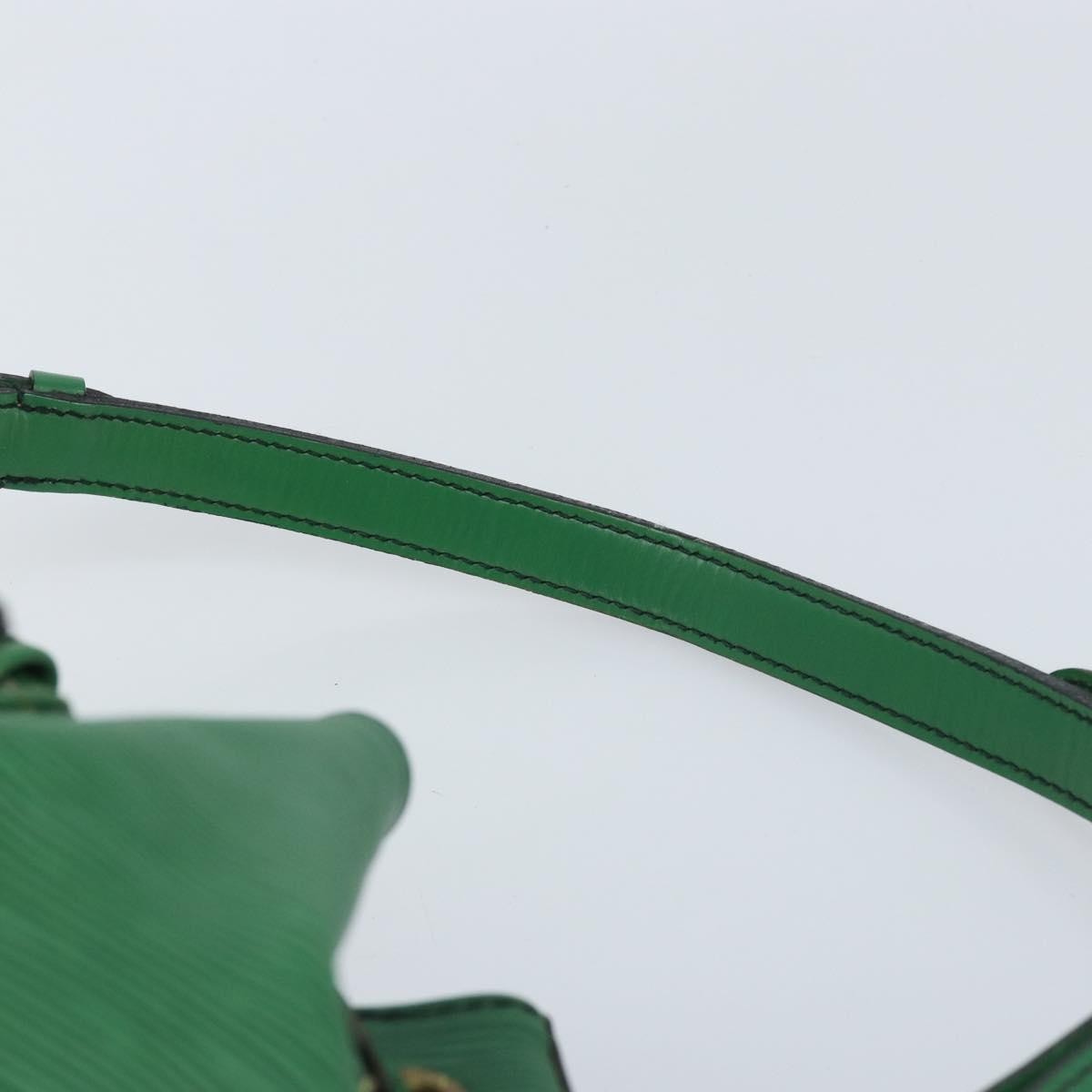 Louis Vuitton Petit Noe Handbag Epi Leather, Green, Leather, Shoulder Bag