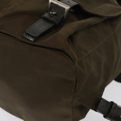 Prada Sac à dos Re-nylon nylon, KHAKI, NYLON, Backpack