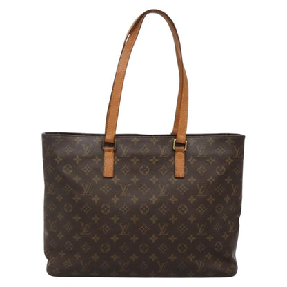 Louis Vuitton Luco Handbag Monogram Canvas, BROWN, CANVAS, Handbag