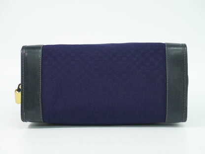 Gucci Micro GG supreme handbag Canvas, NAVY, CANVAS, Handbag