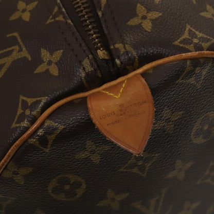 Louis Vuitton Keepall Bag Monogram Canvas, BROWN, CANVAS, Travel bag