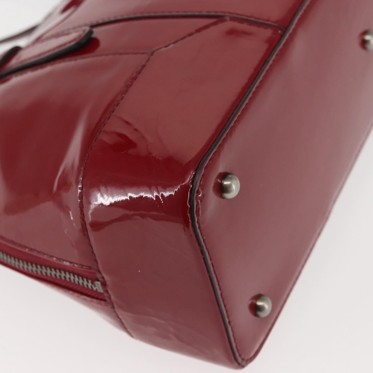 Burberry Vintage Handbag Patent leather, RED, PATENT_LEATHER, Handbag