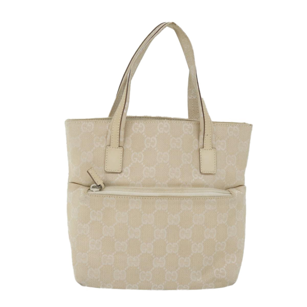 Gucci GG Canvas Bag Canvas, BEIGE, CANVAS, Handbag