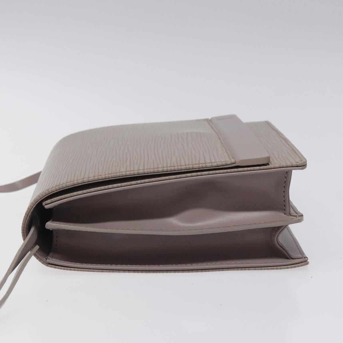 Louis Vuitton Biarritz Shoulder Bag Epi Leather, GRAY, LEATHER, Shoulder bag