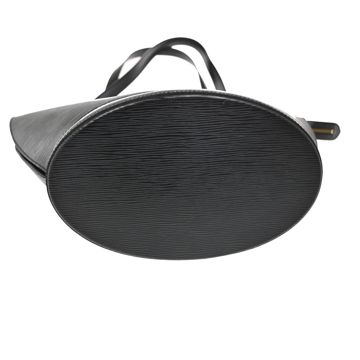 Louis Vuitton Saint Jacques Handbag Epi Leather, BLACK, LEATHER, Shoulder bag