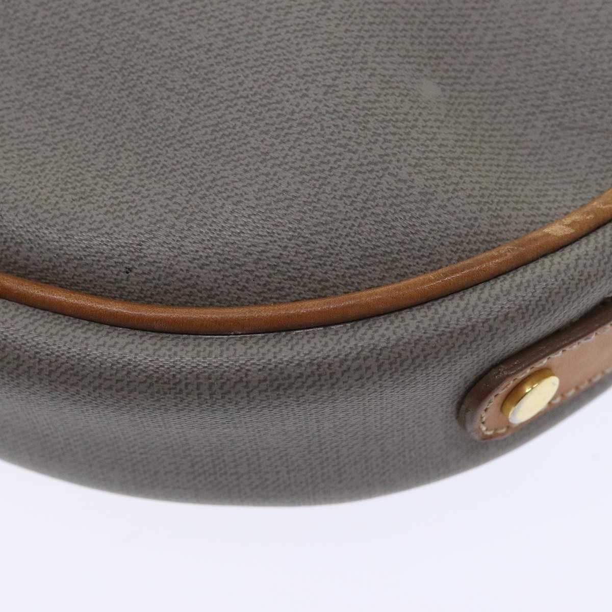 Christian Dior CD Shoulder bag Canvas and Leather, GRAY, CANVAS, Shoulder bag