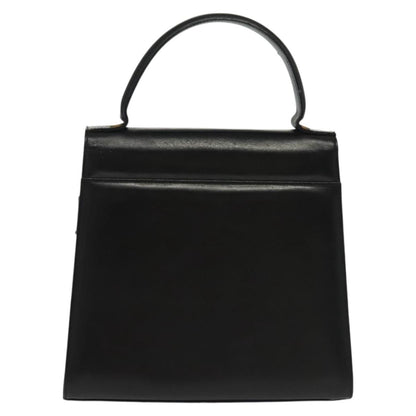 Salvatore Ferragamo Vala Handbag Leather, BLACK, LEATHER, Handbag