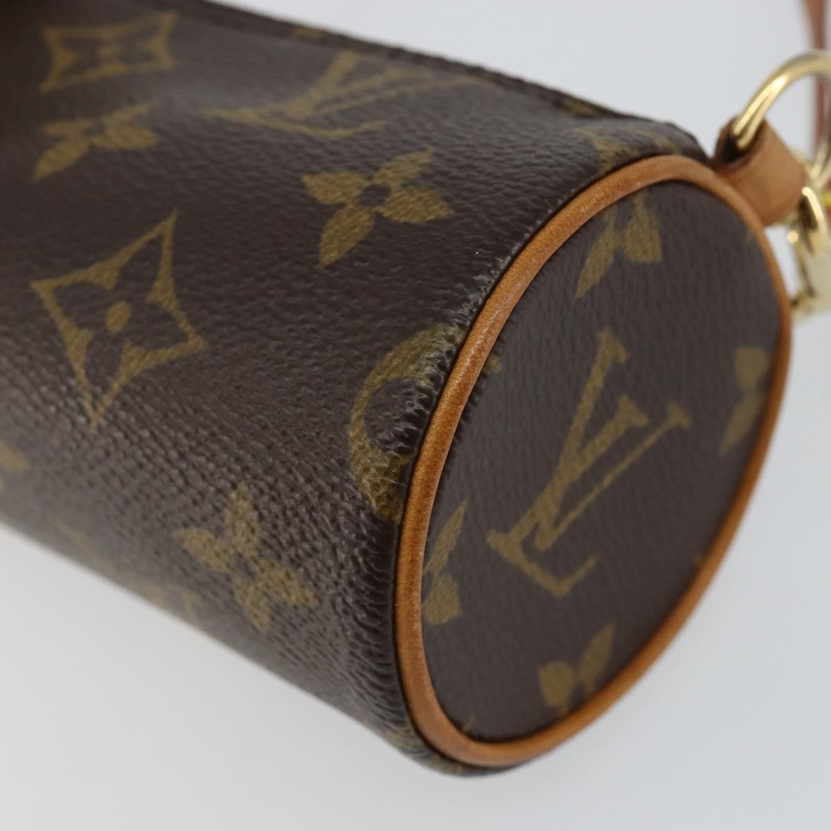 Louis Vuitton Papillon Pochette Monogram Canvas, BROWN, CANVAS, Clutche & pouche